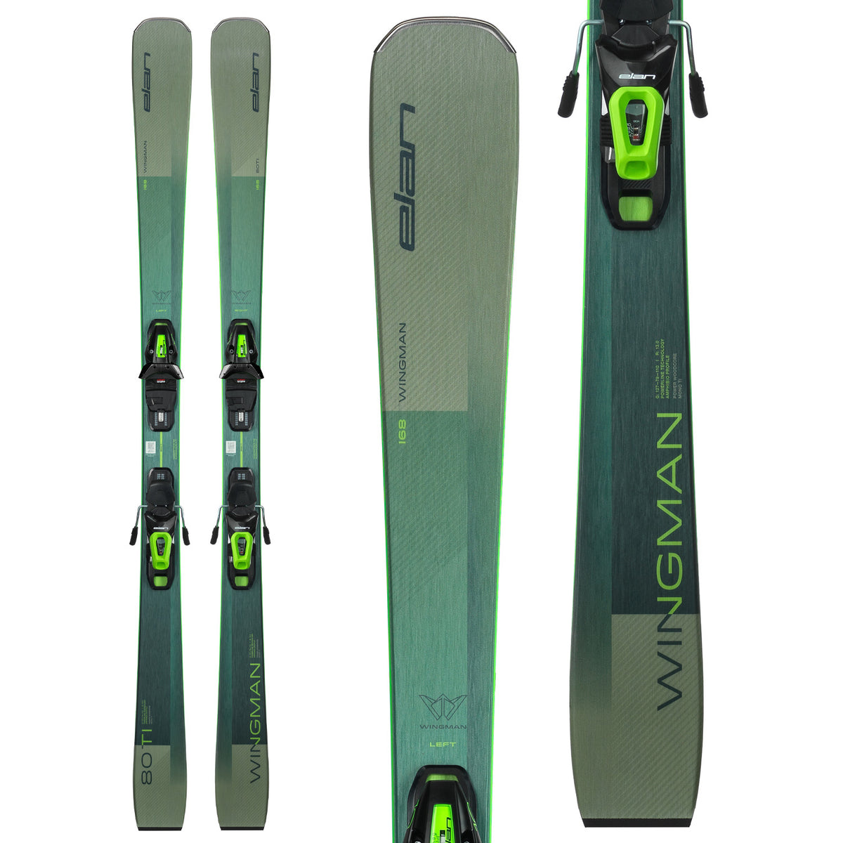 Elan Wingman 80 Ti Skis + ShiftX EL 10.0 Bindings 2026