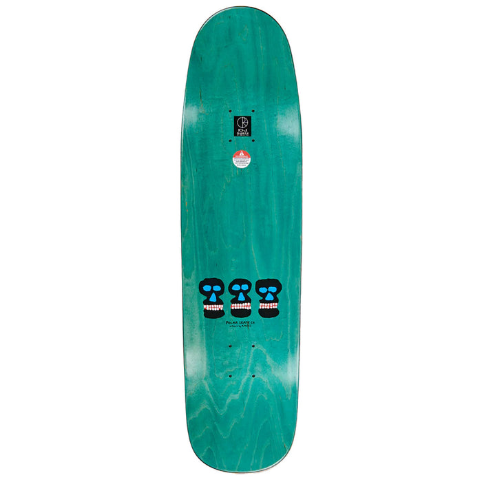 Polar Skate Co. Oskar Rozenberg World Domination Yellow P9 8.625 Skateboard Deck