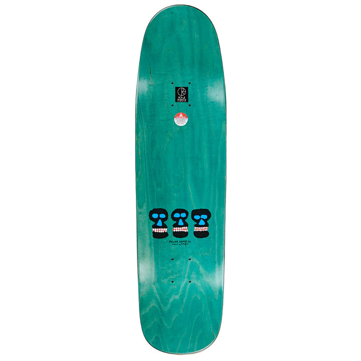 Polar Skate Co. Oskar Rozenberg World Domination Yellow P9 8.625 Skateboard Deck