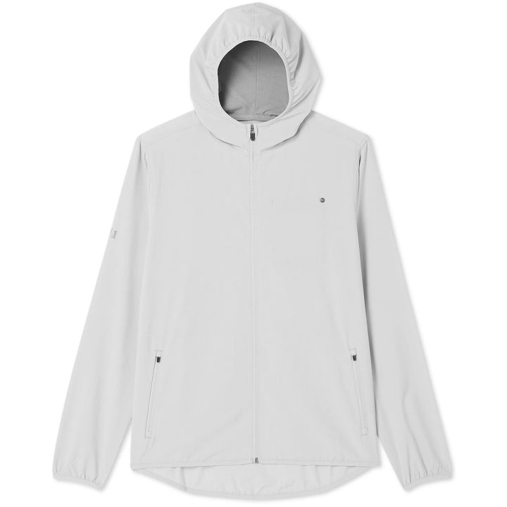 Vuori Outdoor Trainer Shell Jacket - Men's Grey Mist Linen Texture