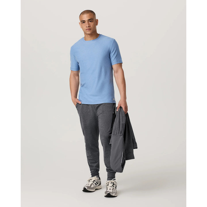 Vuori Strato Tech T-Shirt - Men's Isle Blue Heather