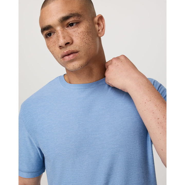 Vuori Strato Tech T-Shirt - Men's Isle Blue Heather
