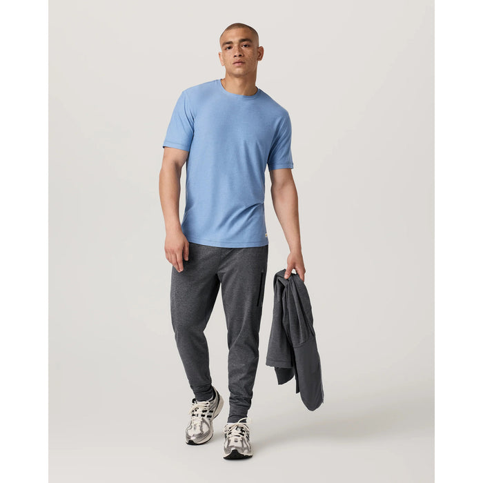 Vuori Strato Tech T-Shirt - Men's Isle Blue Heather