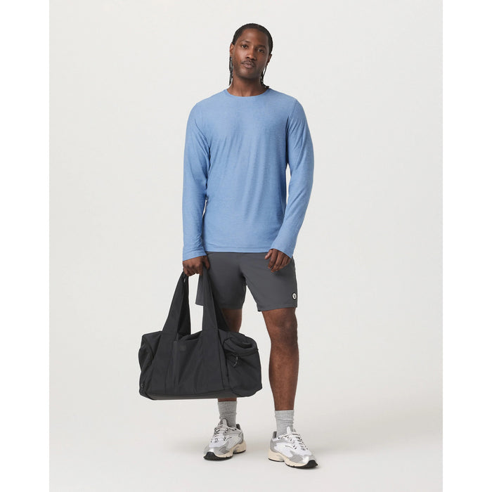 Vuori Long-Sleeve Strato Tech T-Shirt - Men's Isle Blue Heather