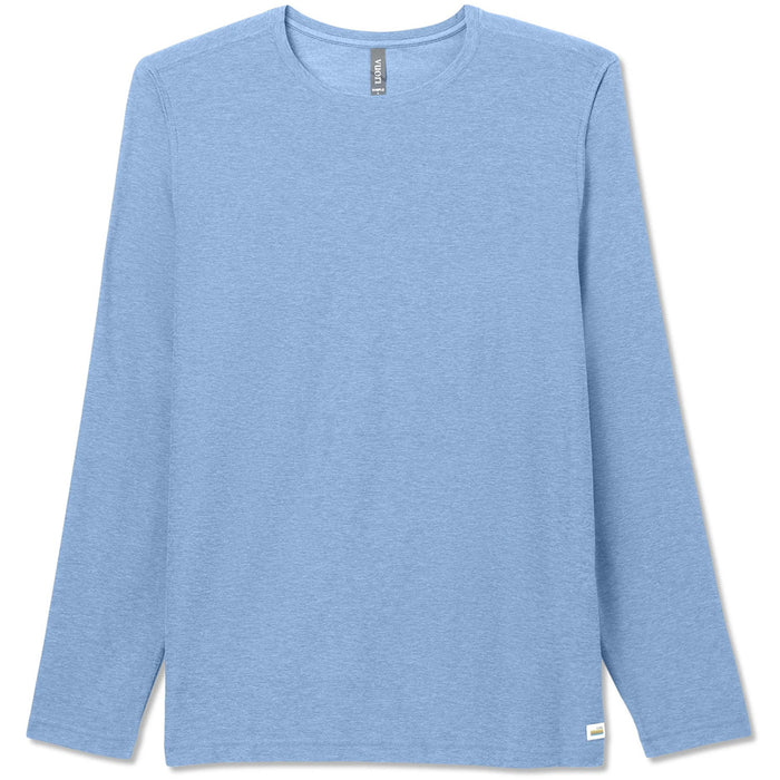 Vuori Long-Sleeve Strato Tech T-Shirt - Men's Isle Blue Heather