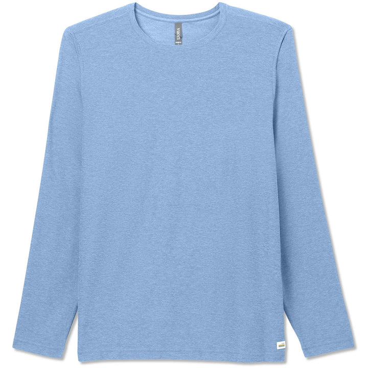 Vuori Long-Sleeve Strato Tech T-Shirt - Men's Isle Blue Heather