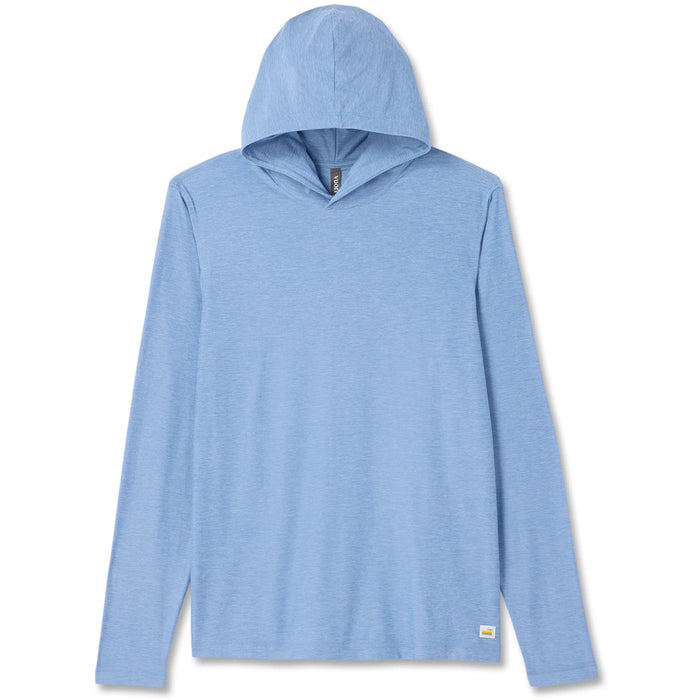 Vuori Strato Tech Hoodie - Men's Isle Blue Heather