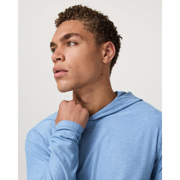 Vuori Strato Tech Hoodie - Men's Isle Blue Heather