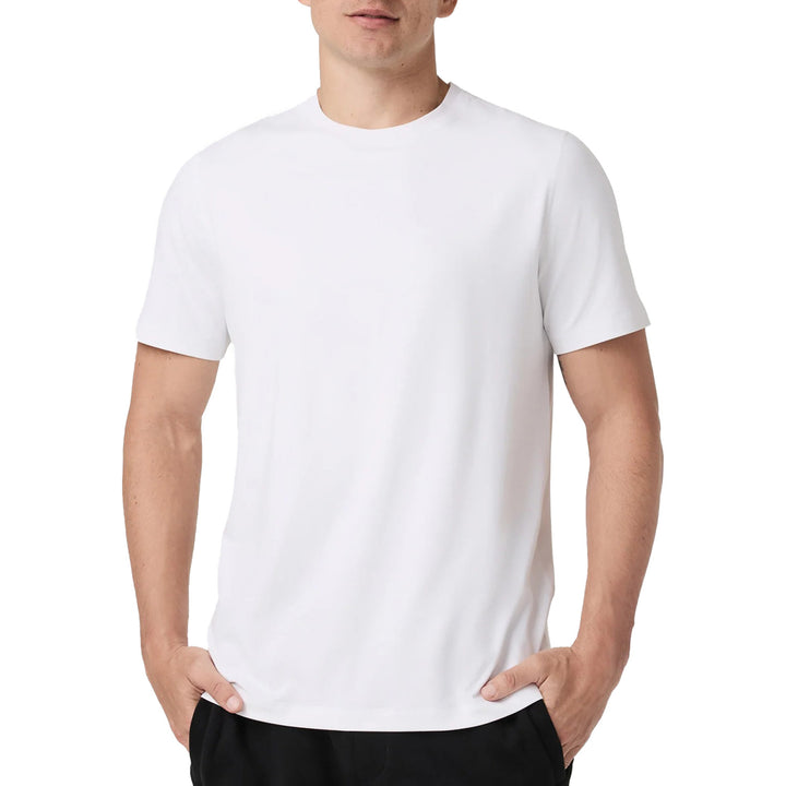 Vuori Short-Sleeve Ponto Performance T-Shirt - Men's White