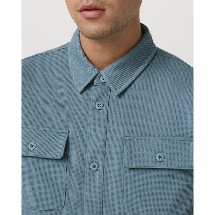 Vuori Waffle Shirt Jacket - Men's Abyss