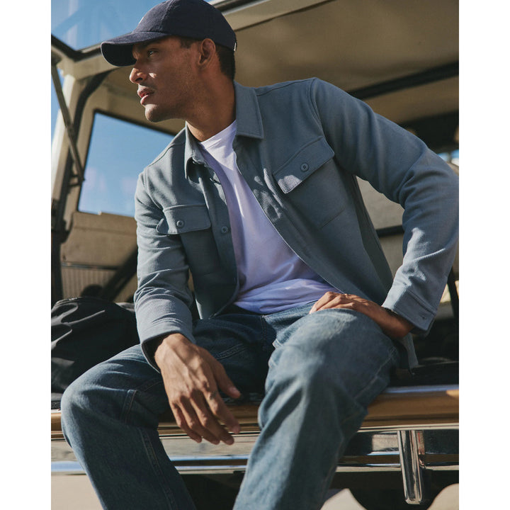 Vuori Waffle Shirt Jacket - Men's Abyss