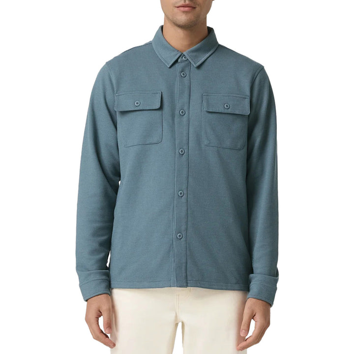 Vuori Waffle Shirt Jacket - Men's Abyss