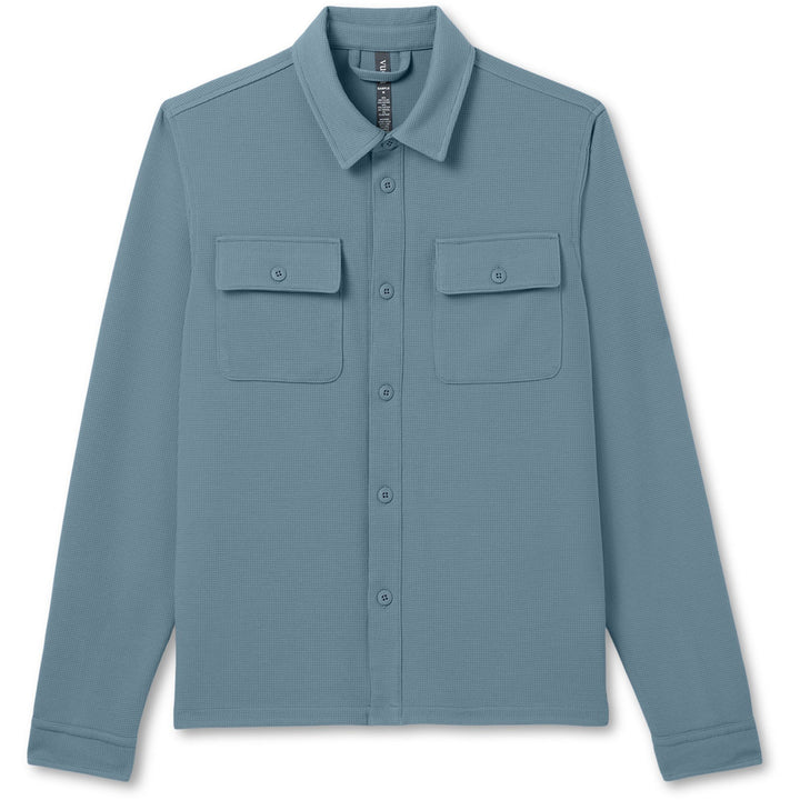 Vuori Waffle Shirt Jacket - Men's Abyss