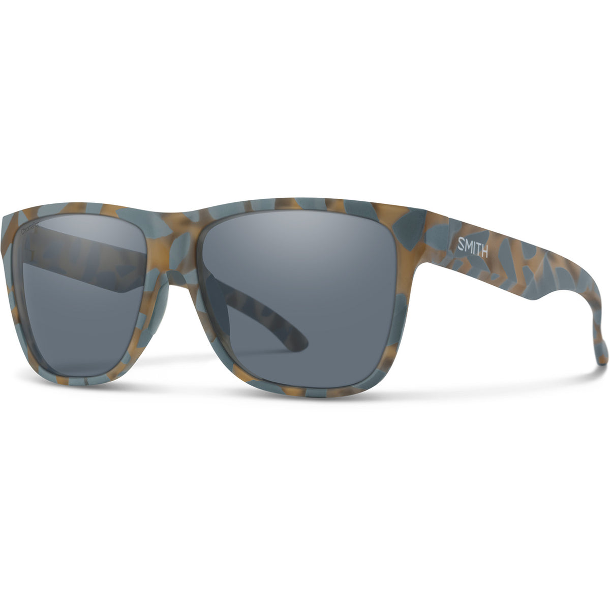 Smith Lowdown XL 2 Sunglasses Matte Flint/Tarmac Tortoise/ChromaPop Polarized Slate