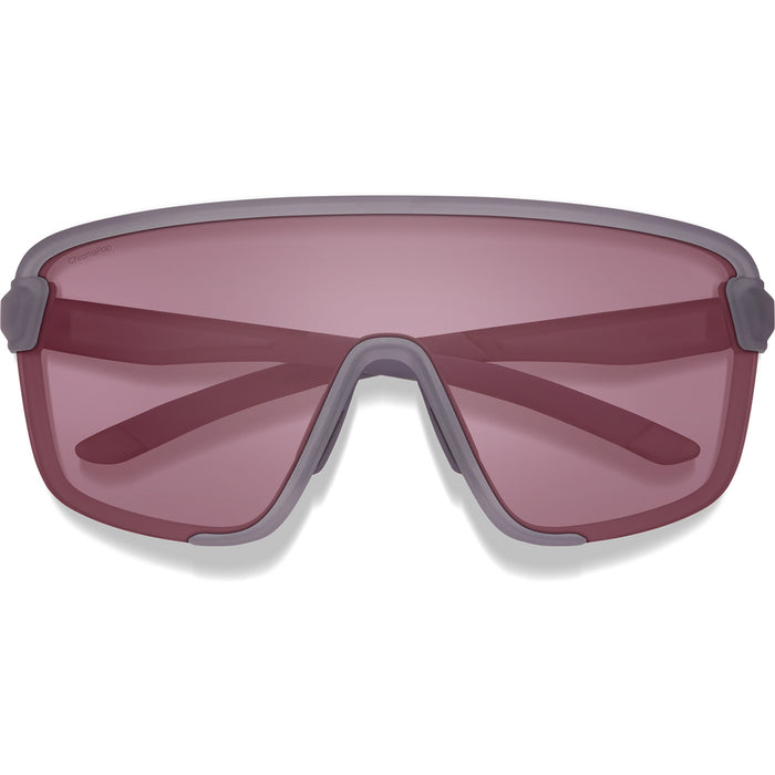 Smith Bobcat Sunglasses Matte Meteorite Crystal/ChromaPop Low Light Rose+Clear