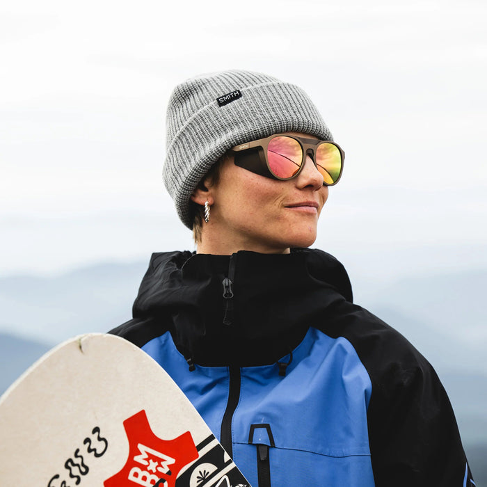 Smith Venture Sunglasses Matte Gold Dust/ChromaPop Glacier Photochromic Rose Gold Mirror