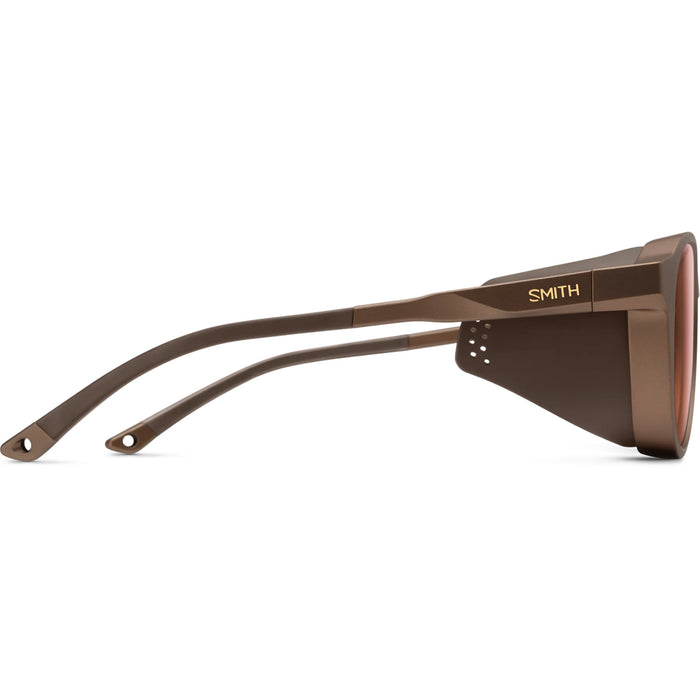 Smith Venture Sunglasses Matte Gold Dust/ChromaPop Glacier Photochromic Rose Gold Mirror