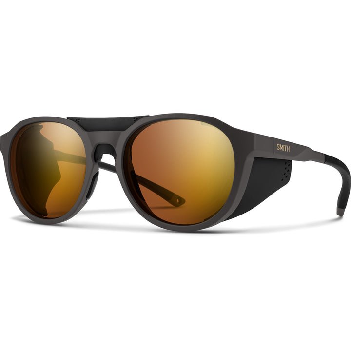 Smith Venture Sunglasses Matte Gravy/ChromaPop Glacier Photochromic Copper Gold Mirror