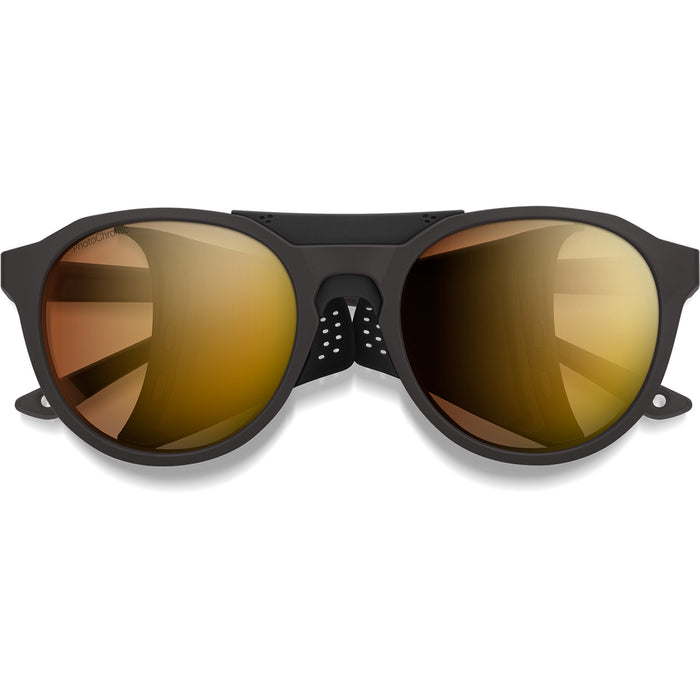 Smith Venture Sunglasses Matte Gravy/ChromaPop Glacier Photochromic Copper Gold Mirror
