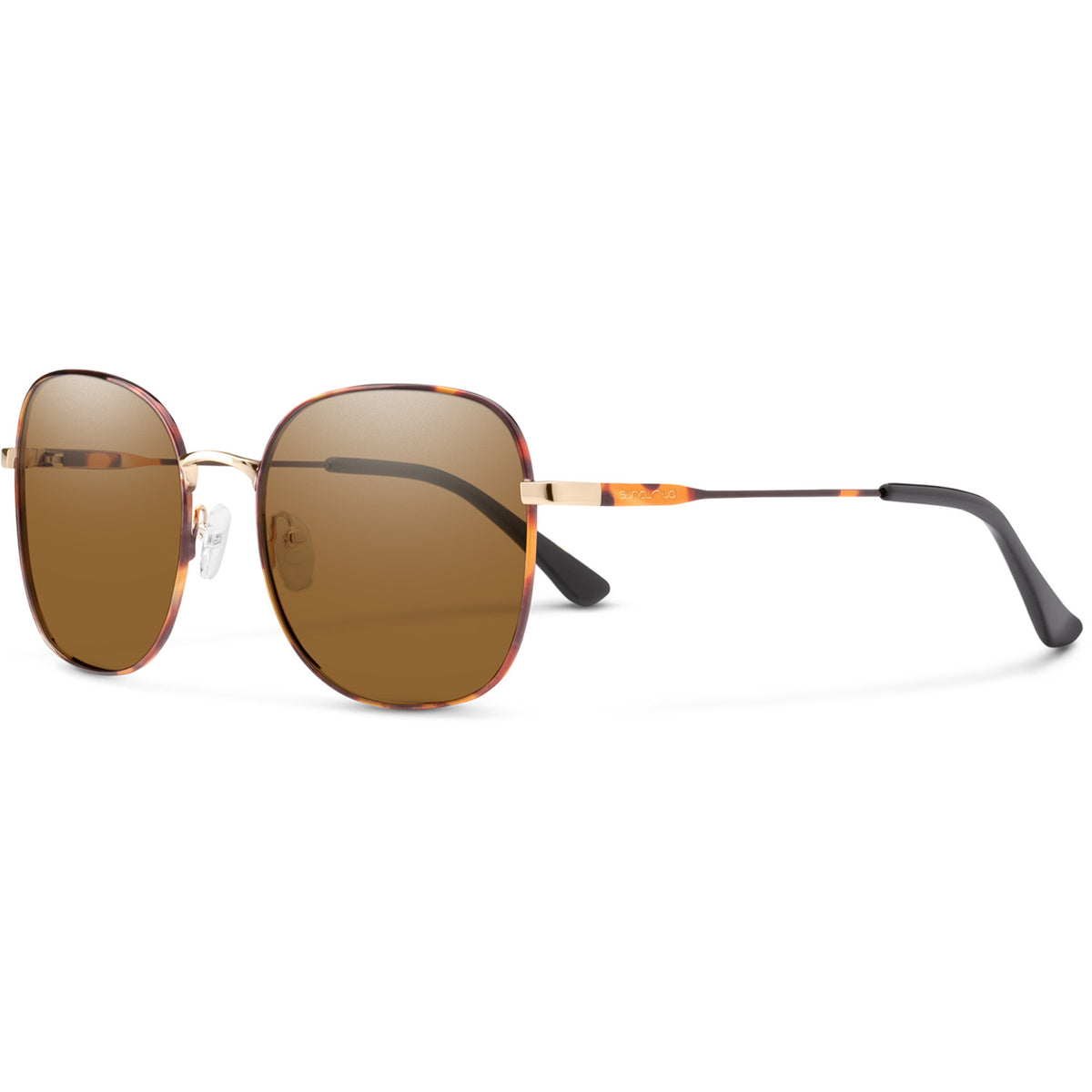 Suncloud Beverly Sunglasses Metal Tortoise/Polarized Brown