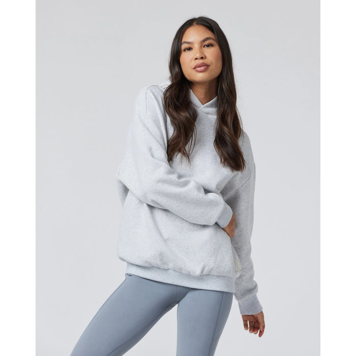 Vuori Restore Oversized Hoodie - Unisex Pale Grey Heather