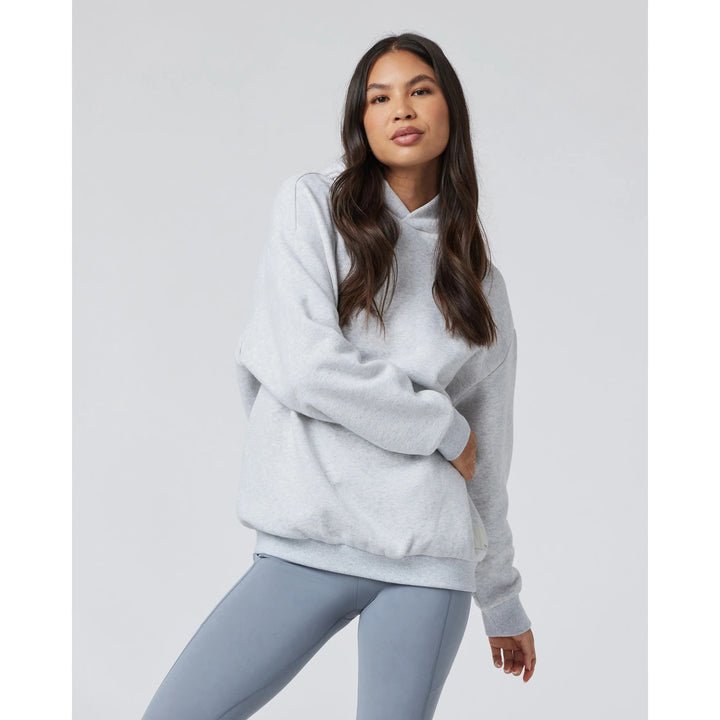 Vuori Restore Oversized Hoodie - Unisex Pale Grey Heather