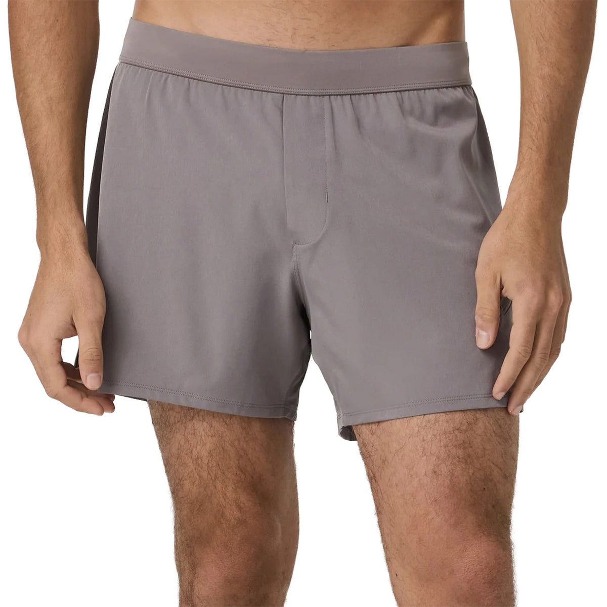 Vuori Qualify Lined 5" Shorts - Men's Smokey Grey