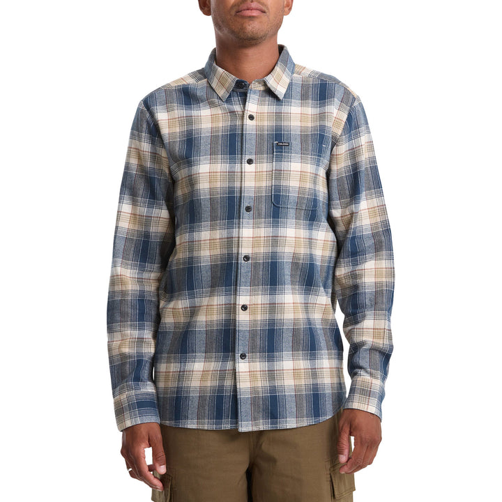 Volcom Caden Plaid Long-Sleeve Shirt - Men's Dirty White