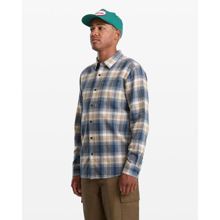 Volcom Caden Plaid Long-Sleeve Shirt - Men's Dirty White