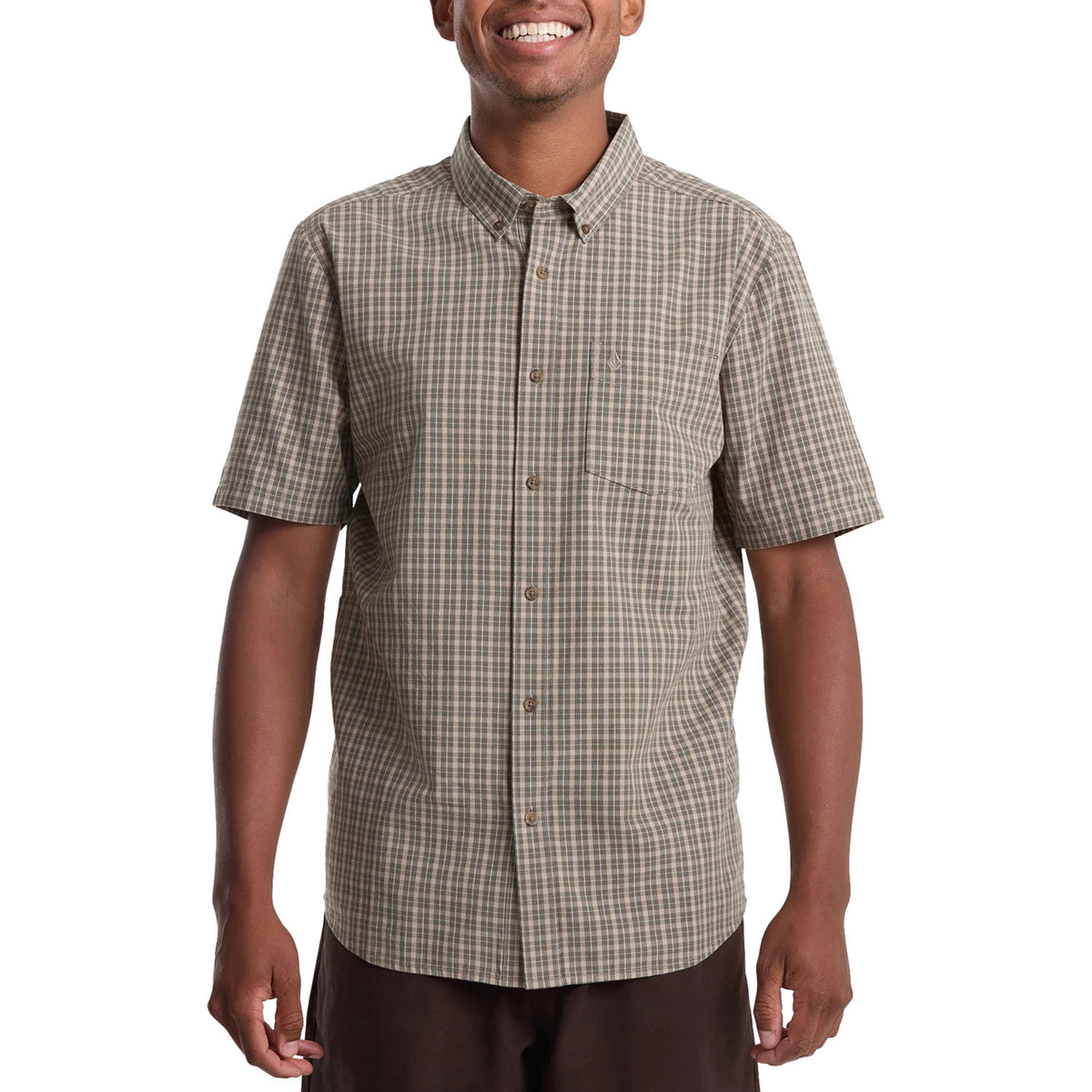 Volcom Brewster Short-Sleeve Shirt - Men's Dirty White