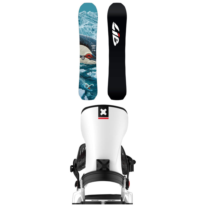 Lib Tech T. Rice Orca II Snowboard + Bent Metal Transfer Snowboard Bindings