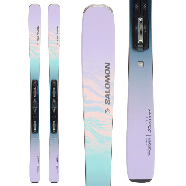 Salomon Stance W 84 Skis + EM 11 GW Bindings 2025