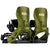 Flux CV MF Snowboard Bindings 2026 Green