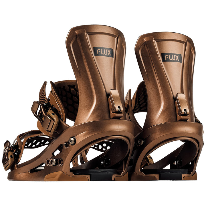 Flux XV Snowboard Bindings 2026 Bronze Metallic