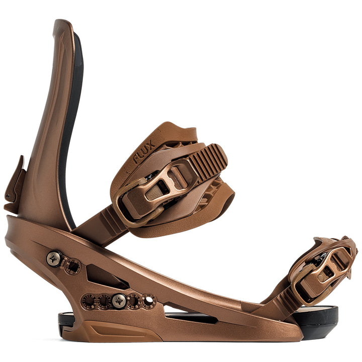 Flux XV Snowboard Bindings 2026 Bronze Metallic