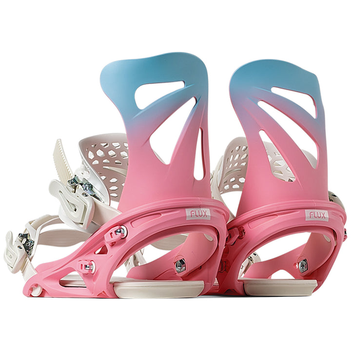 Flux TW Snowboard Bindings 2026 Pink Fade