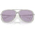 Oakley Split Time Sunglasses - Women's Matte Transparent Mist/Prizm Slate