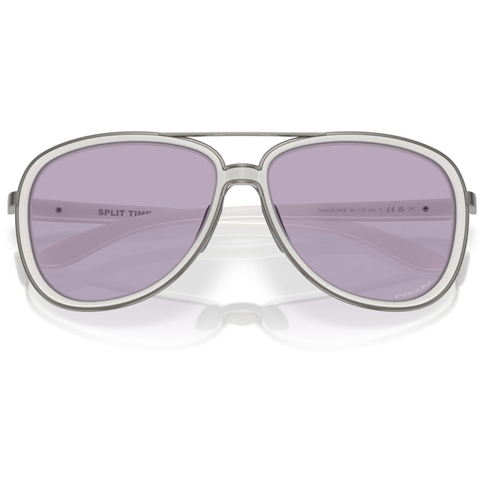 Oakley Split Time Sunglasses - Women's Matte Transparent Mist/Prizm Slate
