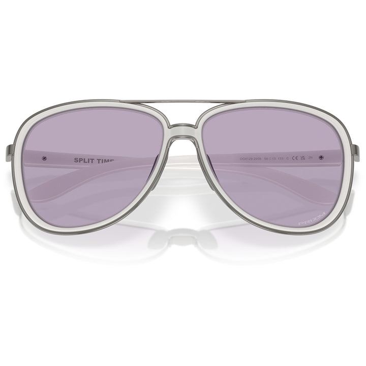 Oakley Split Time Sunglasses - Women's Matte Transparent Mist/Prizm Slate