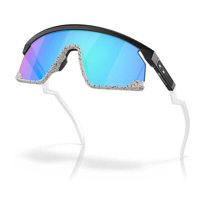 Oakley BXTR Sunglasses Matte Black/Grey/Prizm Sapphire