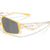 Oakley Massilon Sunglasses Matte Clear & Gold/Prizm Black