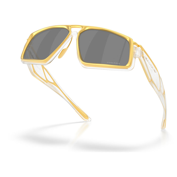 Oakley Massilon Sunglasses Matte Clear & Gold/Prizm Black