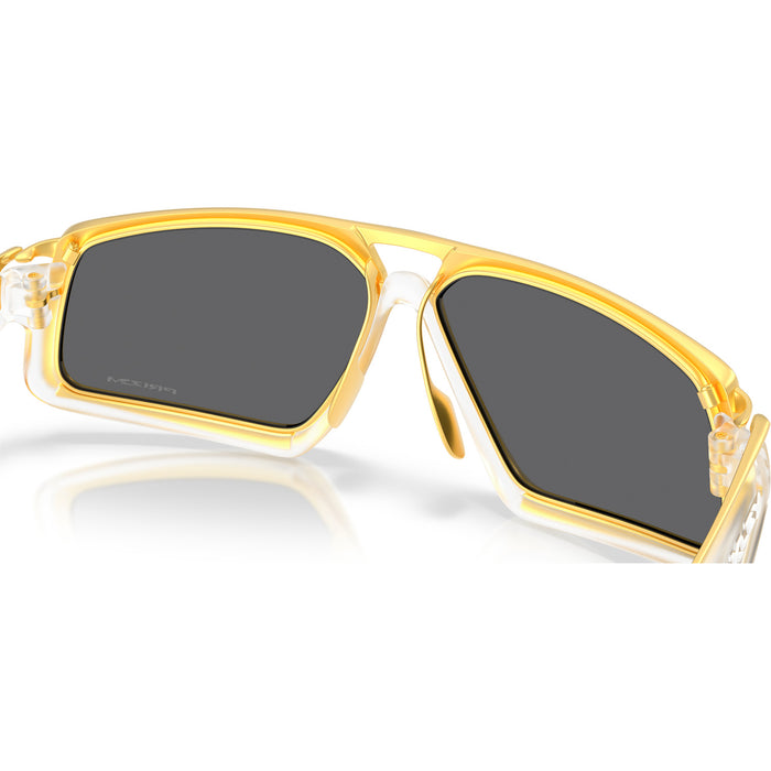 Oakley Massilon Sunglasses Matte Clear & Gold/Prizm Black