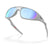 Oakley Neoforma Sunglasses X-Silver/Prizm Deep Water Polarized