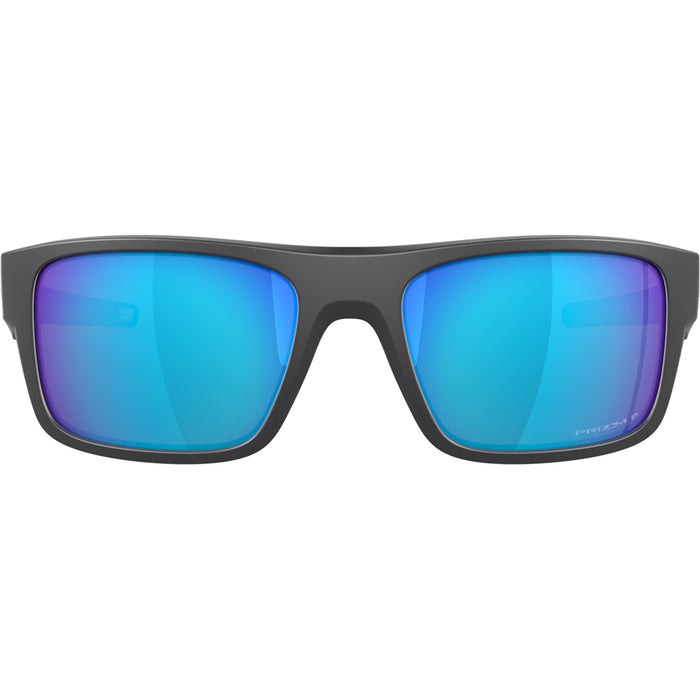 Oakley Drop Point Sunglasses Matte Dark Grey/Prizm Sapphire Polarized