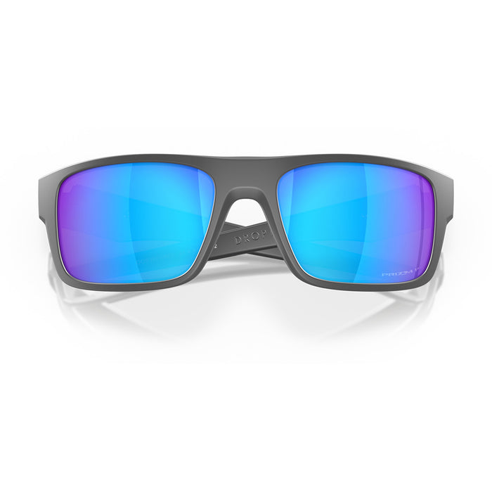 Oakley Drop Point Sunglasses Matte Dark Grey/Prizm Sapphire Polarized