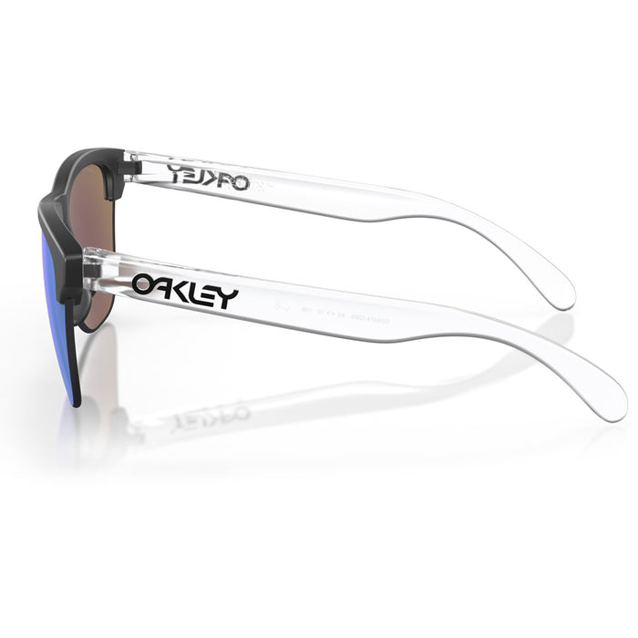 Oakley Frogskins Lite Sunglasses Matte Black/Matte Clear/Prizm Sapphire