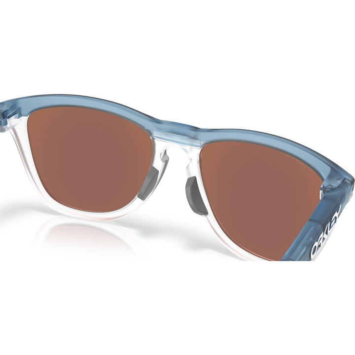 Oakley Frogskins Range XL Sunglasses Transparent Stonewash/Prizm Deep Water Polarized