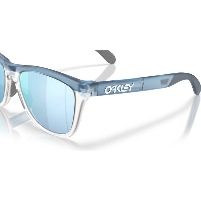 Oakley Frogskins Range XL Sunglasses Transparent Stonewash/Prizm Deep Water Polarized