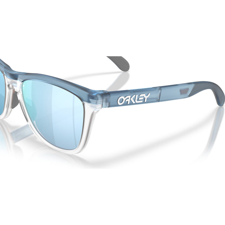 Oakley Frogskins Range XL Sunglasses Transparent Stonewash/Prizm Deep Water Polarized